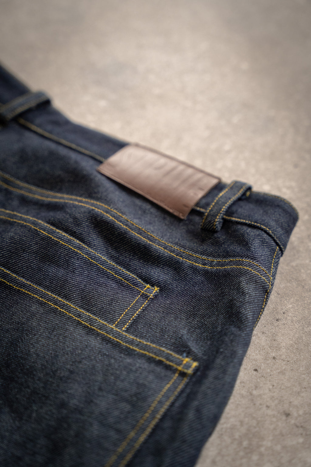 RAW DOUBLE POCKET DENIM