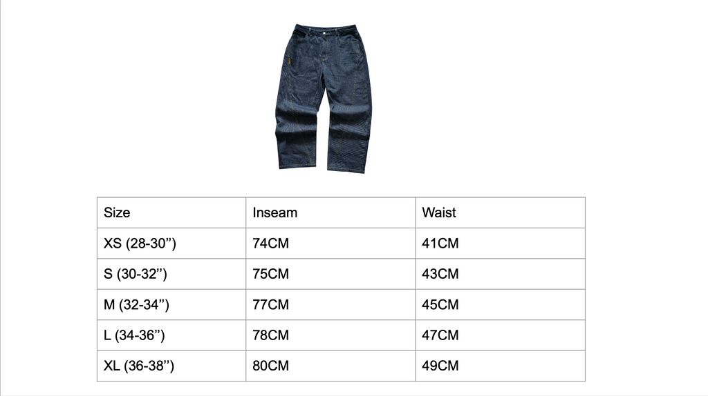 RAW DOUBLE POCKET DENIM